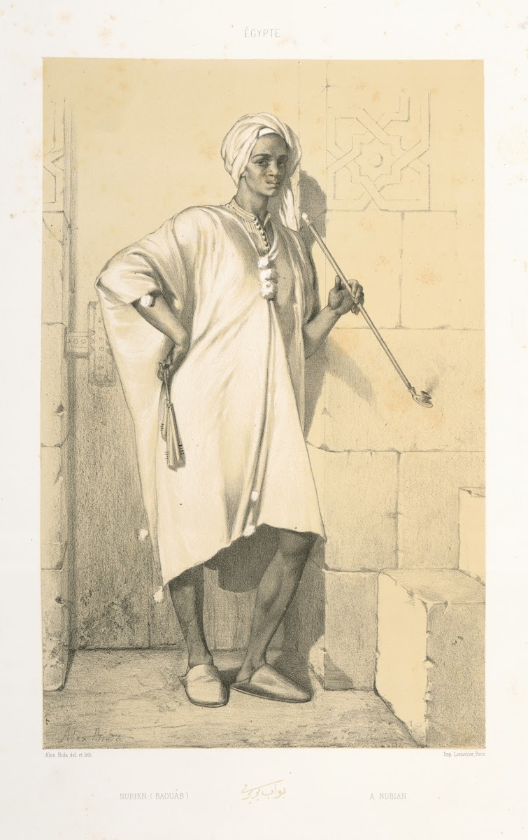 Nubien Baquâb A Nubian 1851