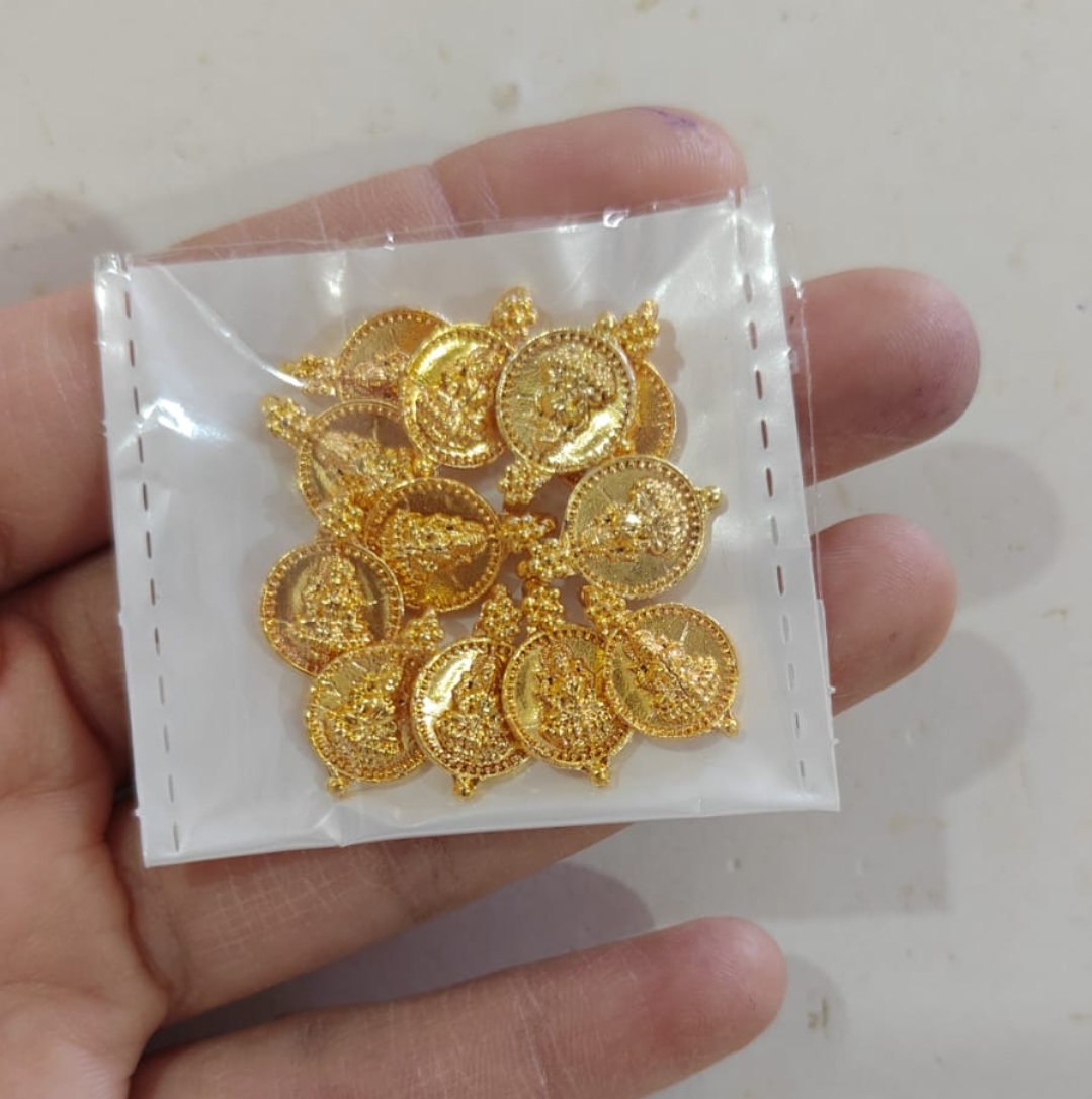Gold Lakshmi Pack Of 12-LK4-pack of 12
