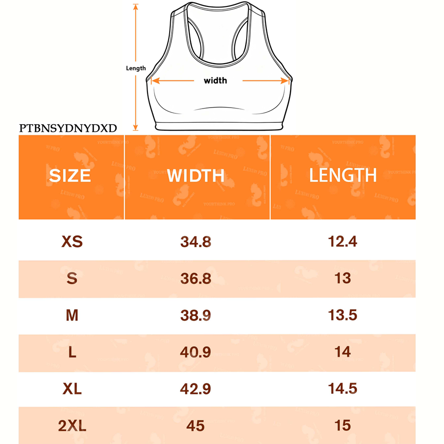 AOP PTB Women's Padded Sports Bra