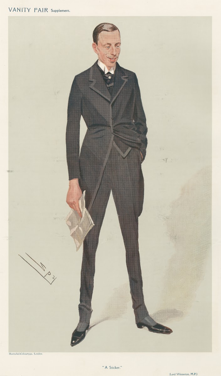 Politicians  A Sticker Earl Winterton 16 September 1908 1908