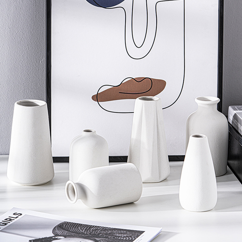 Keramik-Vase Flower, modern