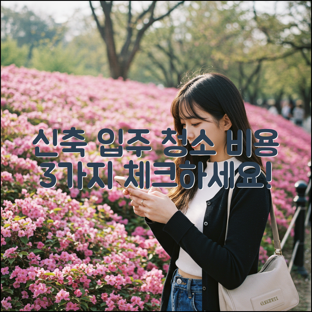 신축 집 입주 청소 비용, 3가지 핵심 체크!