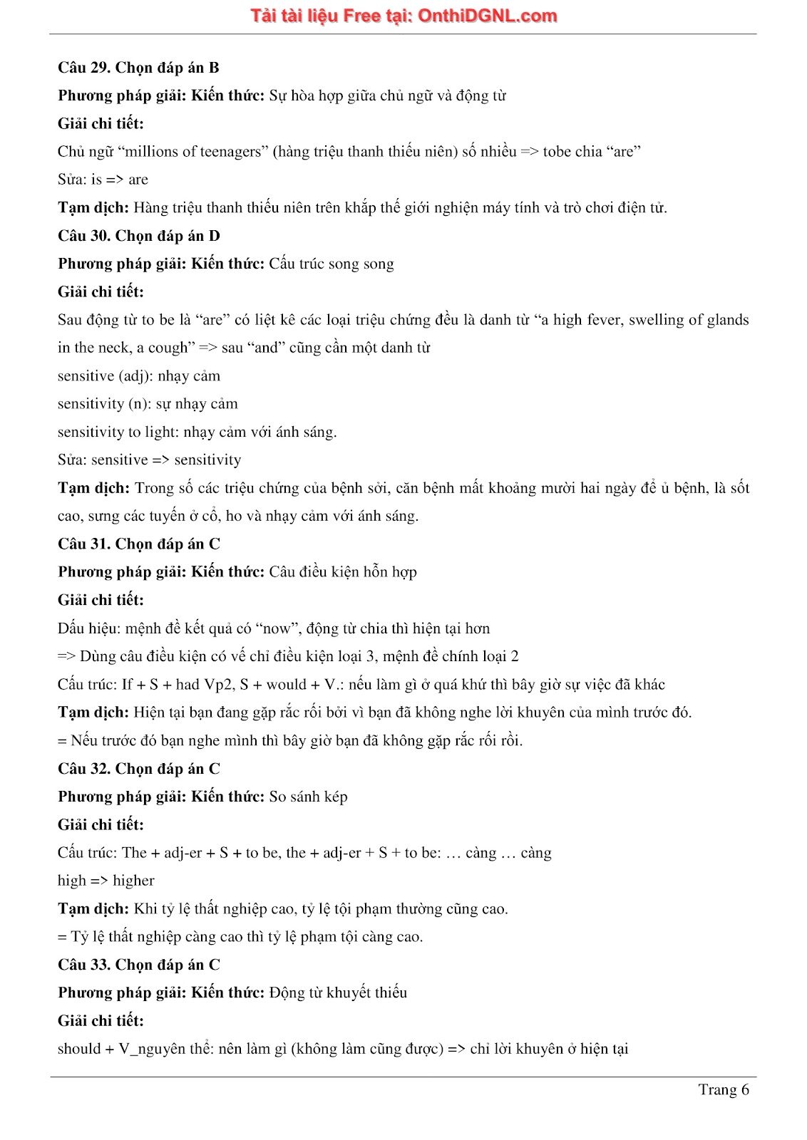 800 bài tập môn Tiếng Anh - Ôn thi ĐGNL ĐHQG TP HCM Phần 16