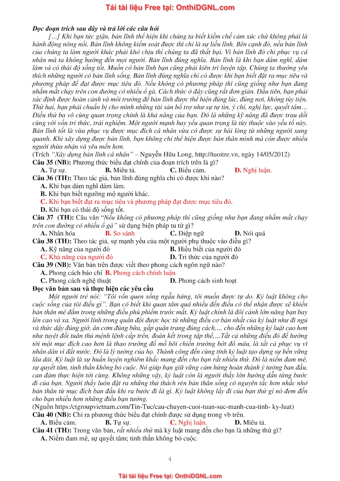 39 Đề ôn HSA - ĐỊnh tính