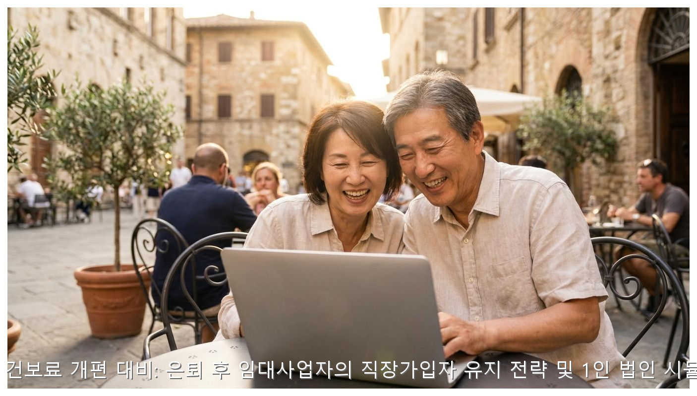 2026년 건보료 개편 대비: 1인 법인 설립 실익 분석 핵심 안내 및 분석 인포그래픽 (5)