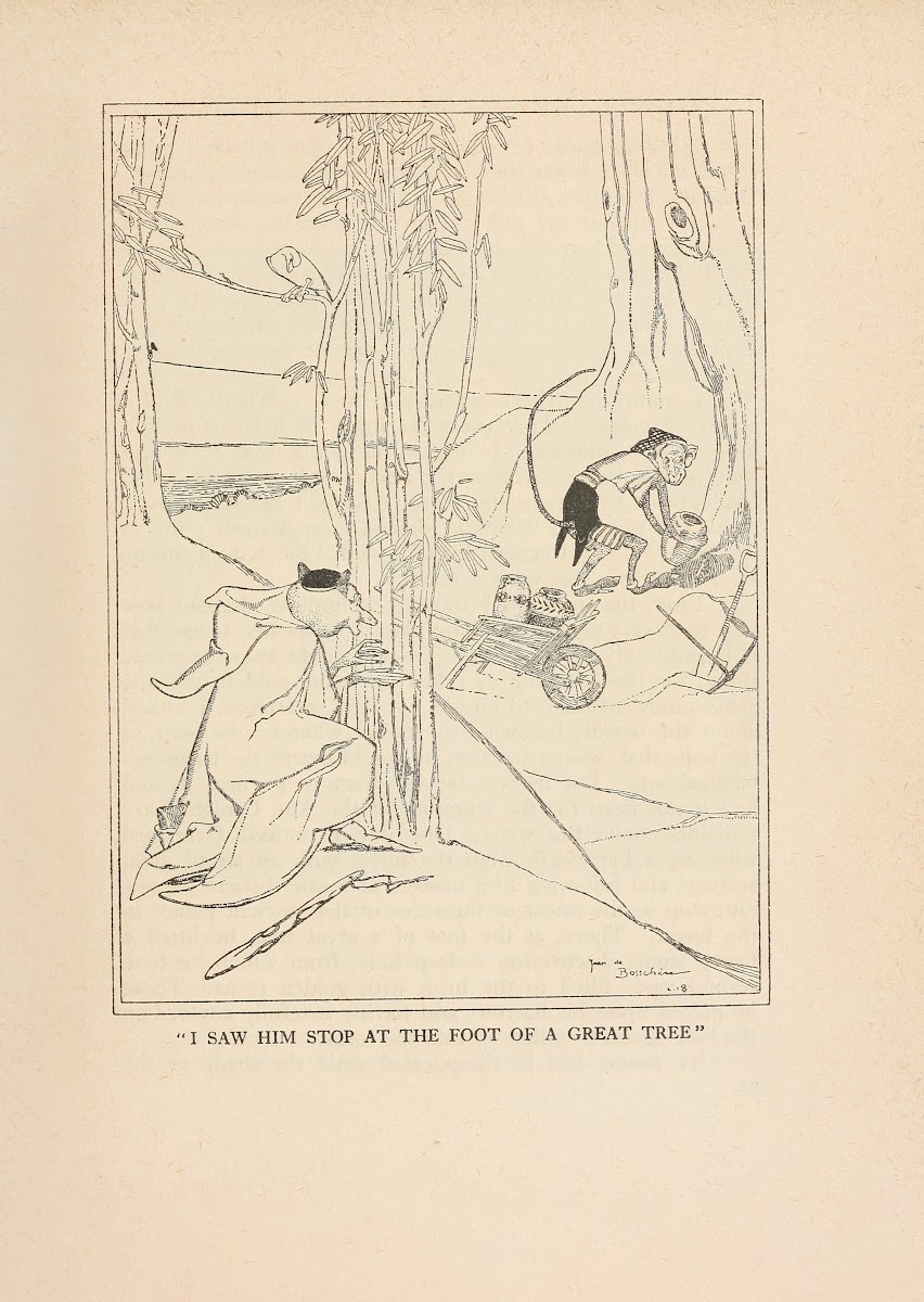 I saw him stop at the foot of a great tree 1918