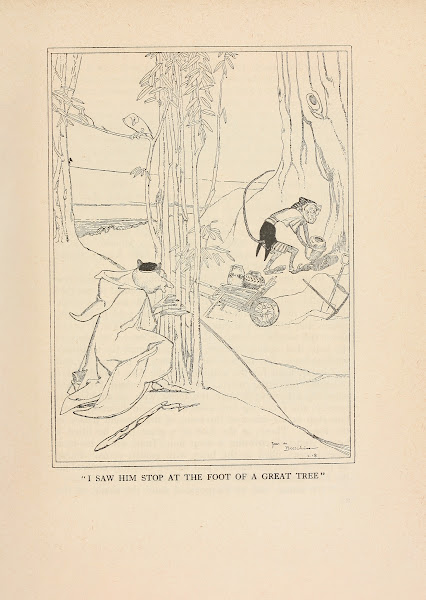 I saw him stop at the foot of a great tree 1918