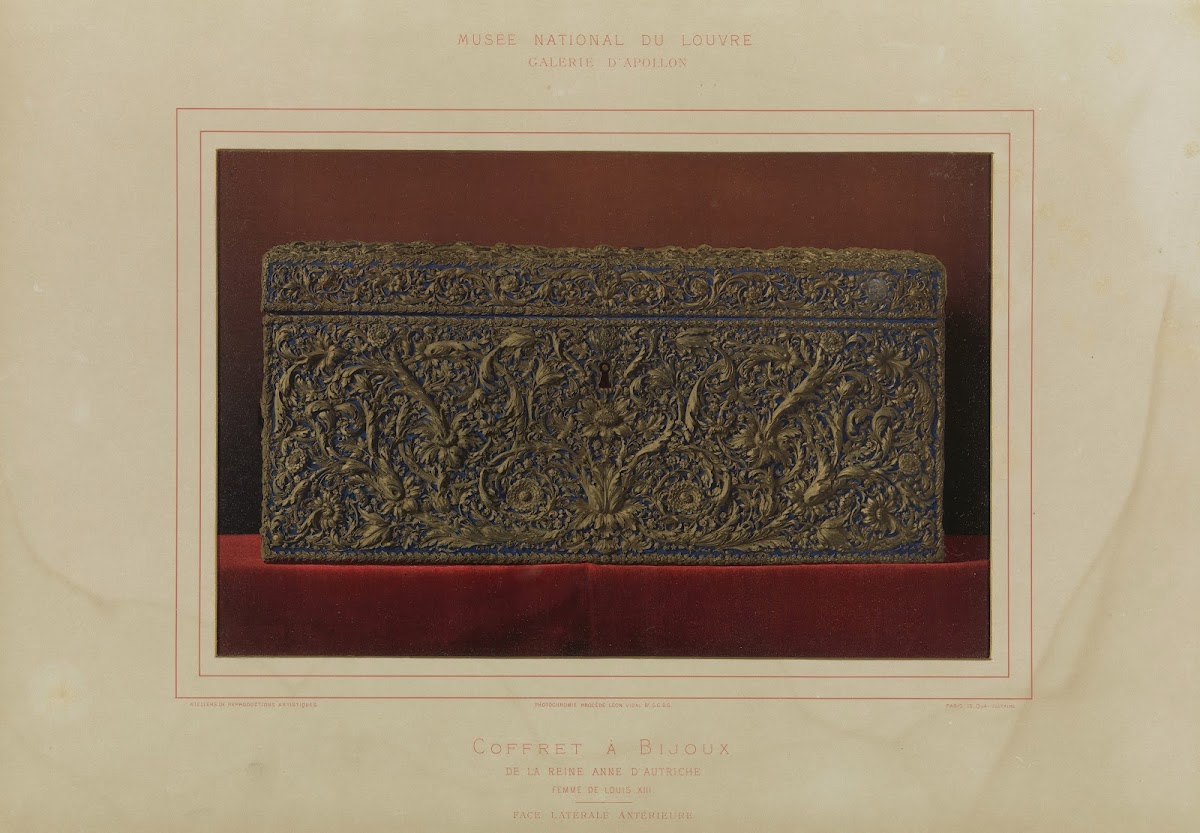 Coffret à bijoux de la reine Anne dAutriche femme de Louis XIII 1876 1883