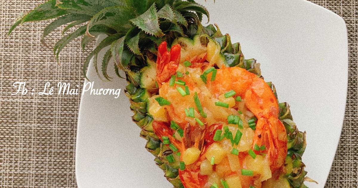 Tôm Sốt Dứa (Thơm) - vị độc đáo siêu ngon 🍍