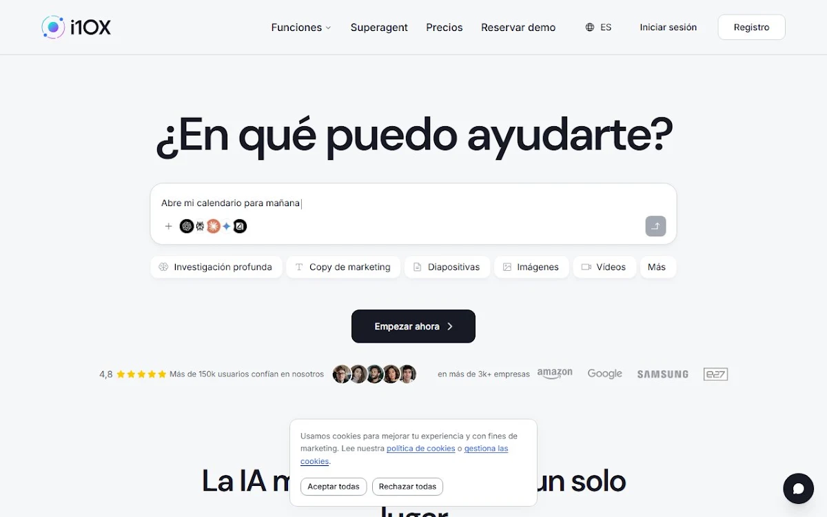 Captura de i10X: ChatGPT & 500+ AI Models & Tools â€” Full Access from just $8!