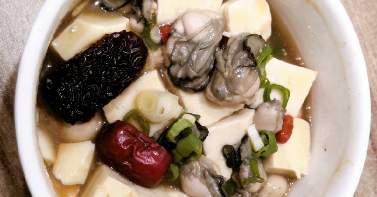 Đậu hũ non kho hàu