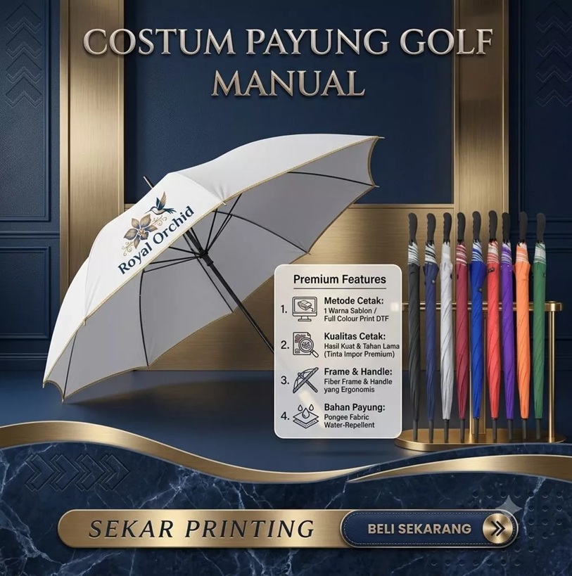 Payung Golf Manual — Sekar Printing