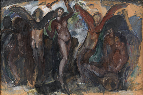 Figure Composition with Bacchants 1914  1915