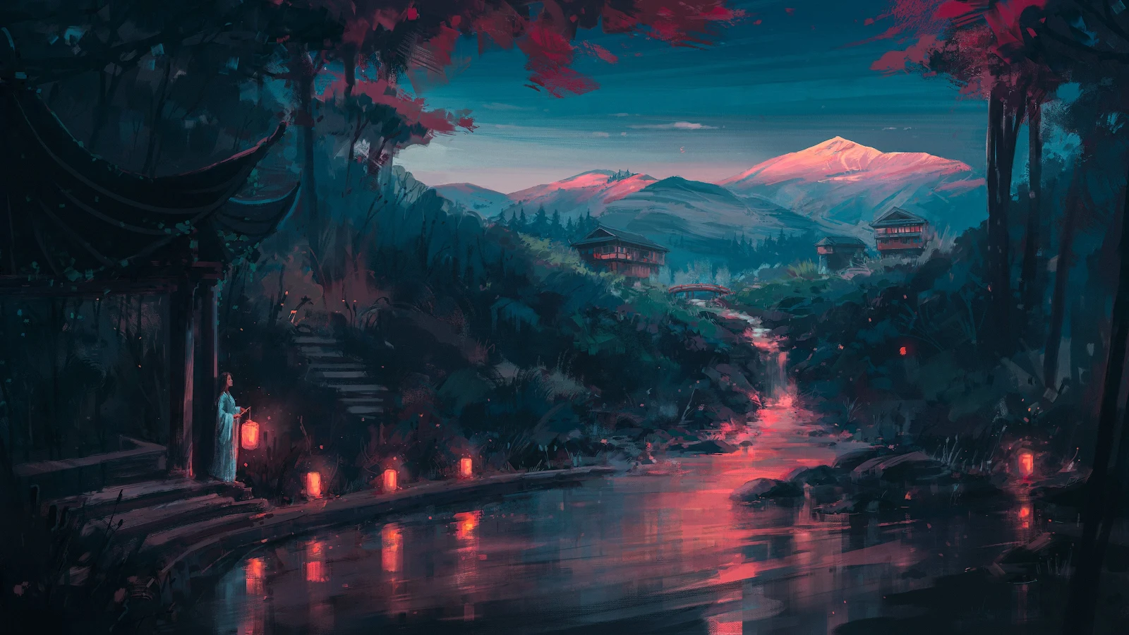 Aenami, Digital Art, Artwork, Illustration, Painting, Landscape Desktop, iPhone Wallpaper Background