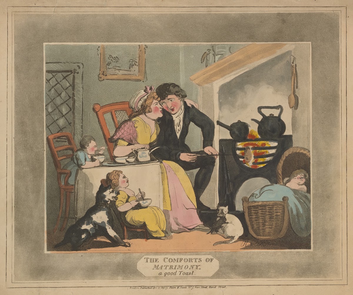 The comforts of matrimony A good toast 1809