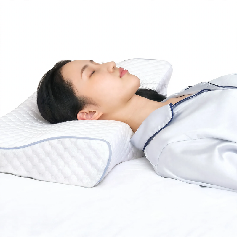 Butterfly-shaped memory foam neck pillow