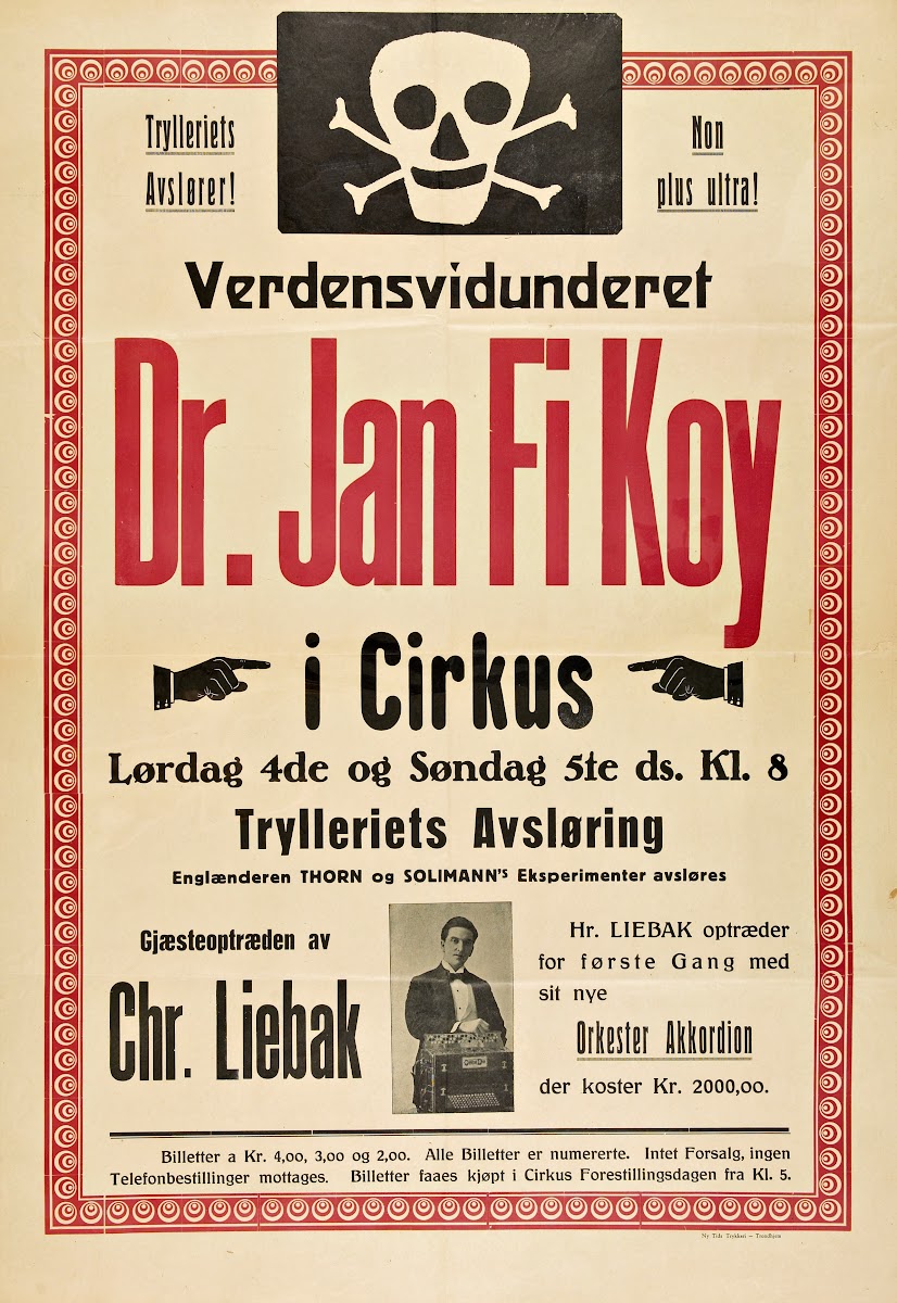 Verdensvidunderet Dr Jan Fi Koy I Circus