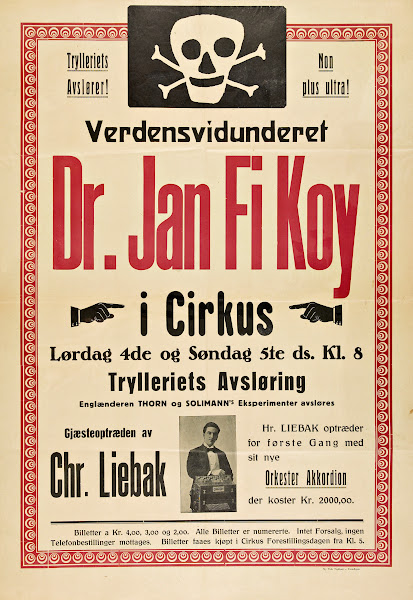 Verdensvidunderet Dr Jan Fi Koy I Circus