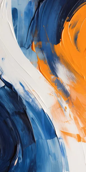 Abstract Art, Fluid Art, Oil Painting, Contemporary Artwork Full HD iPhone Wallpaper Background