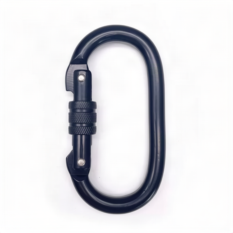Steel carabiner for climbing, 25 KN