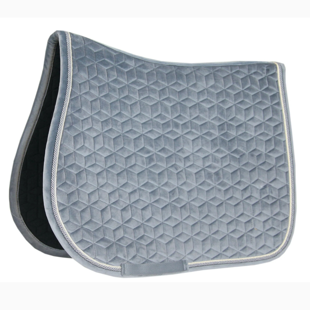 Satin saddle pad