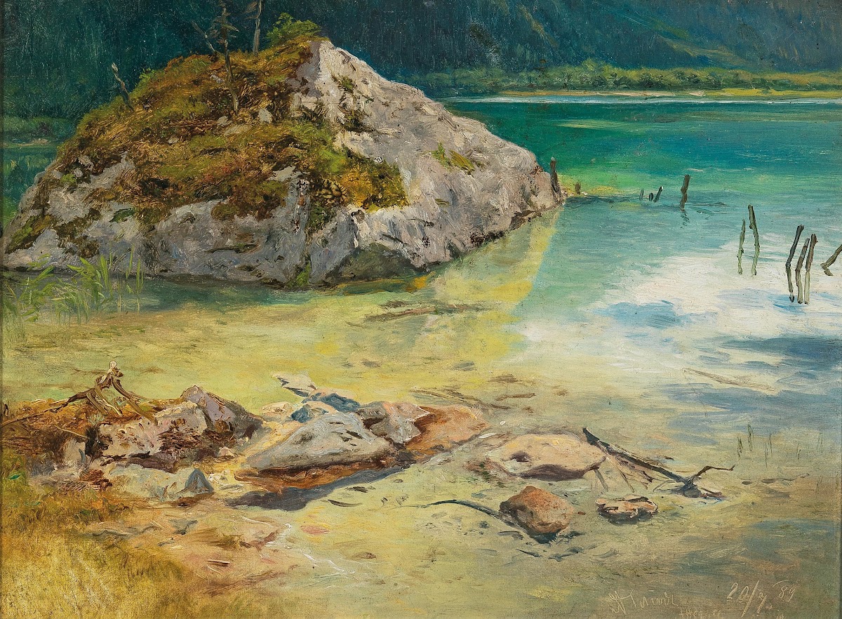 Impression of Lake Attersee 1889