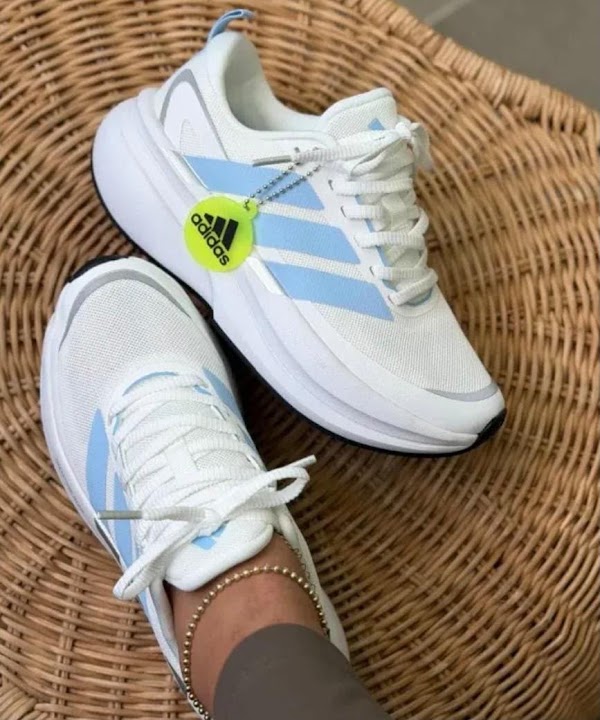Adidas Duramo Blanco Celeste