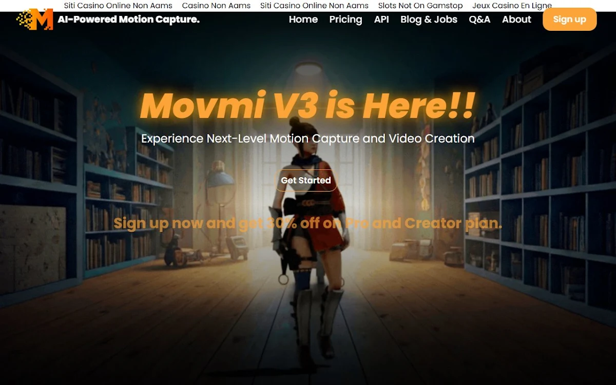 Captura de Movmi:  AI-Powered Motion Capture.