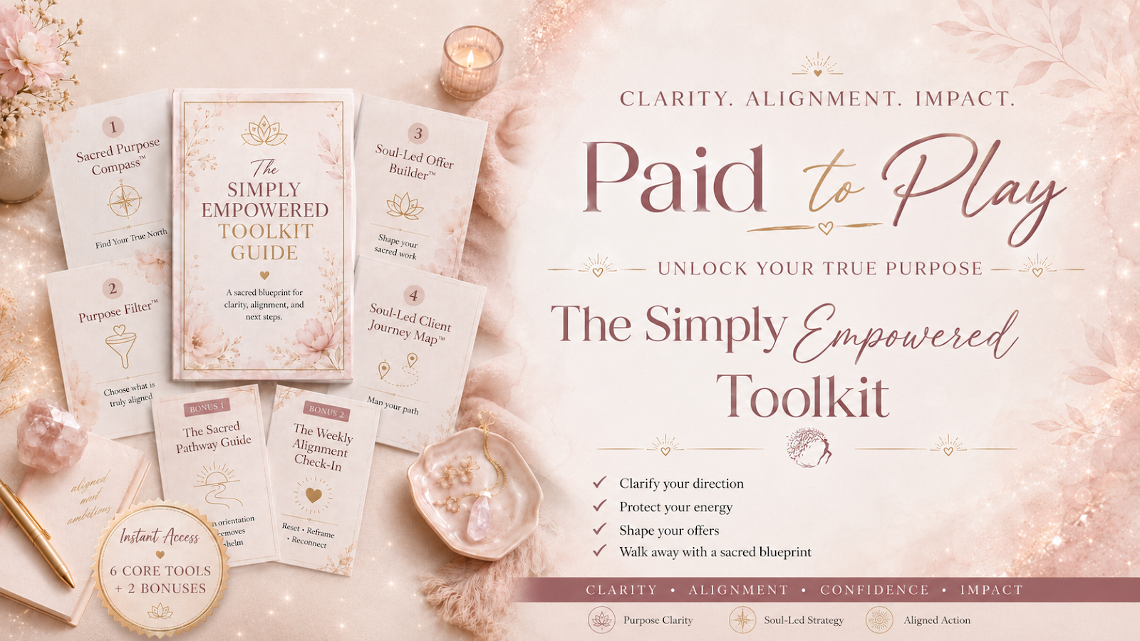 Paid to Play: Unlock Your True Purpose — The Simply Empowered Toolkit
