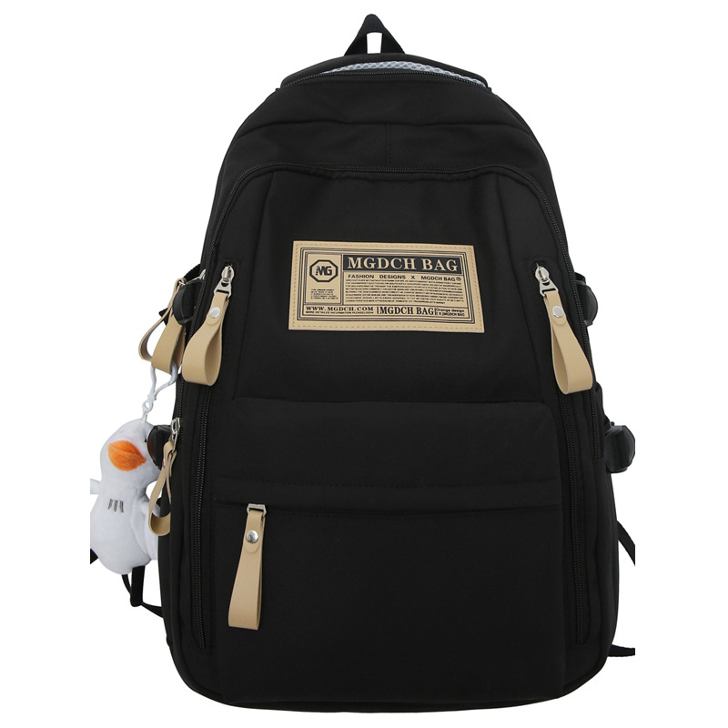 Double shoulder backpack for students