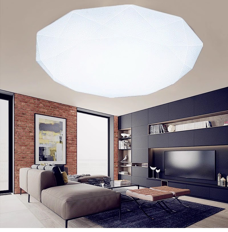 LED ceiling lamp super bright diamond 3 color
