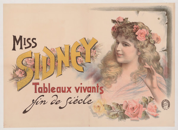 Miss Sidney  Tableaux Vivants Fin De SièCle 1890