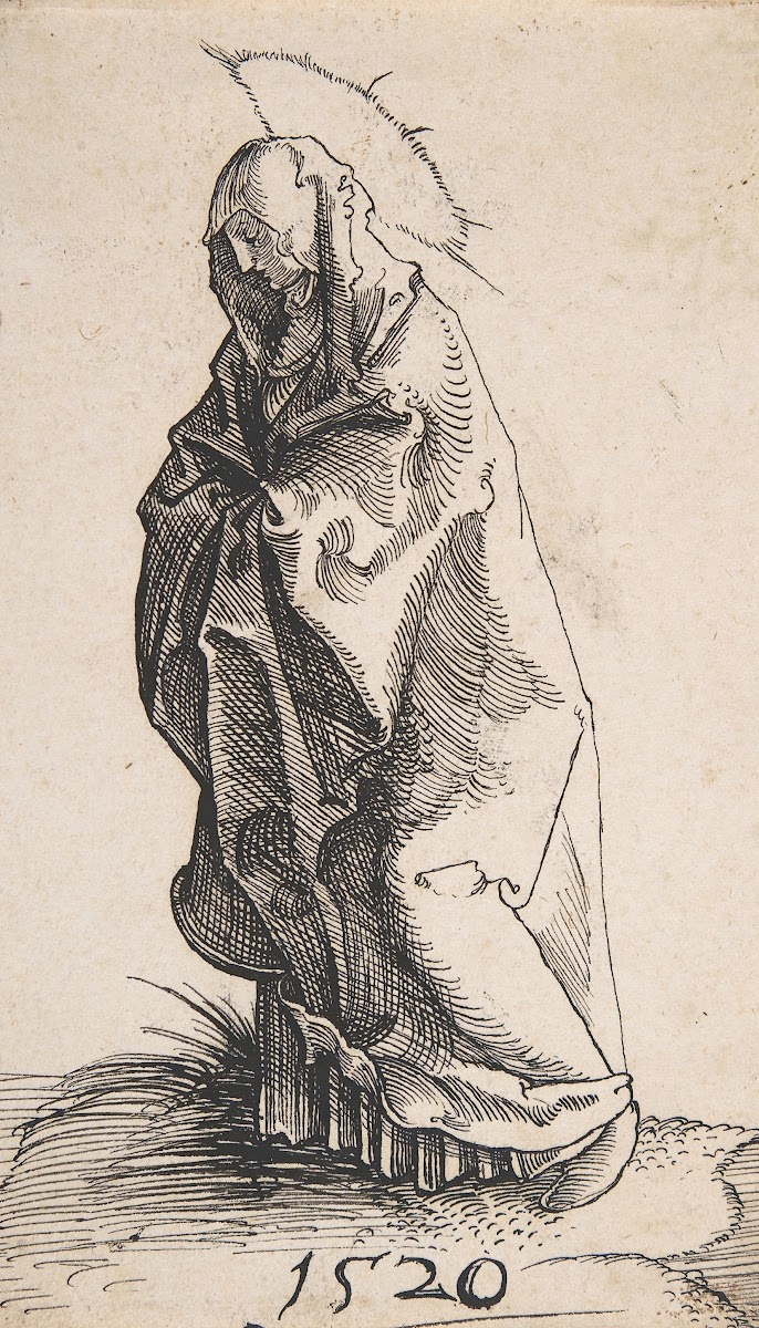 Standing Madonna in Mourning 1520