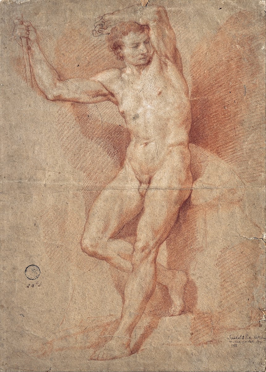 Standing Male Nude 1757