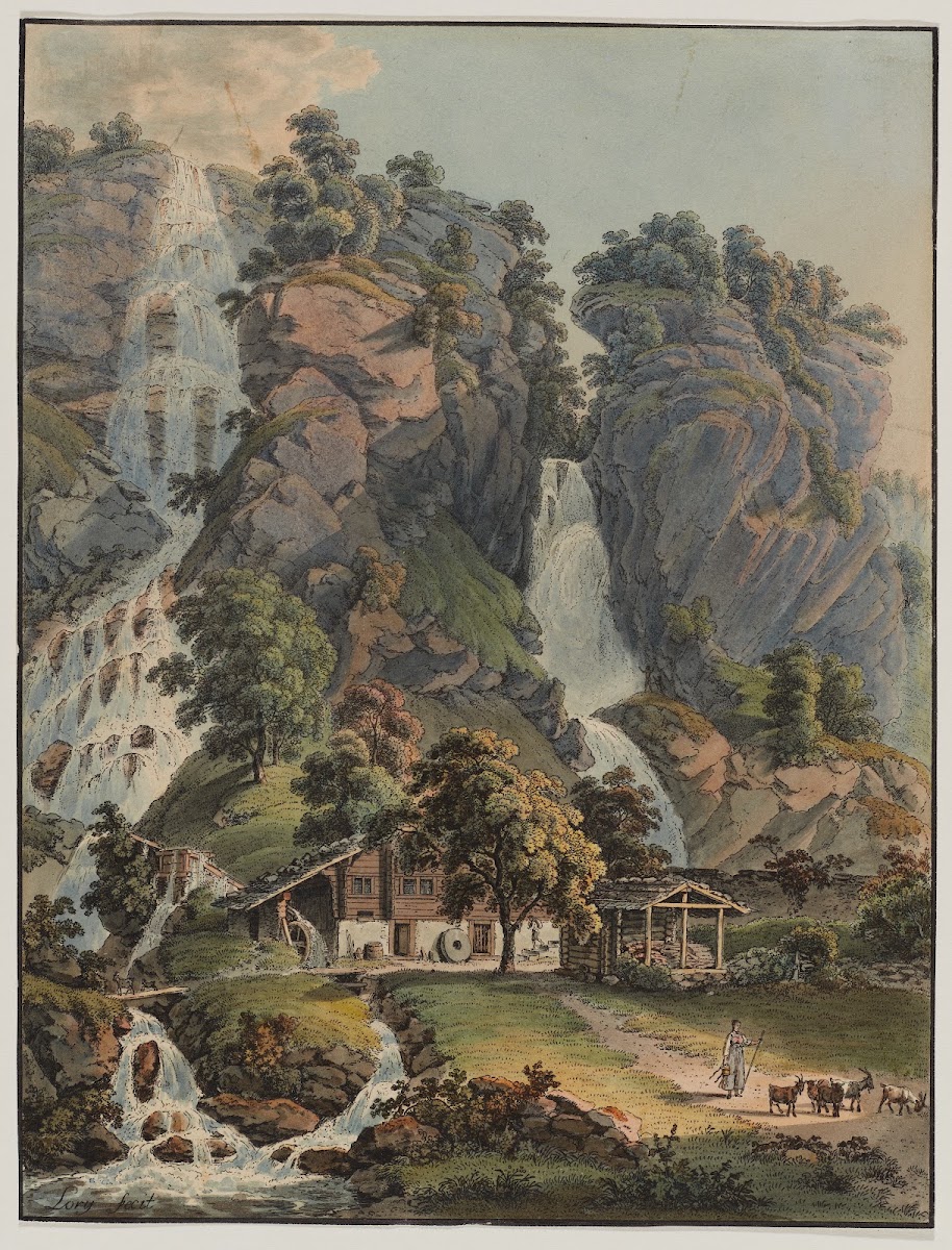 Chutes du Dorf et Alpbach à Meyringen 1915 1945