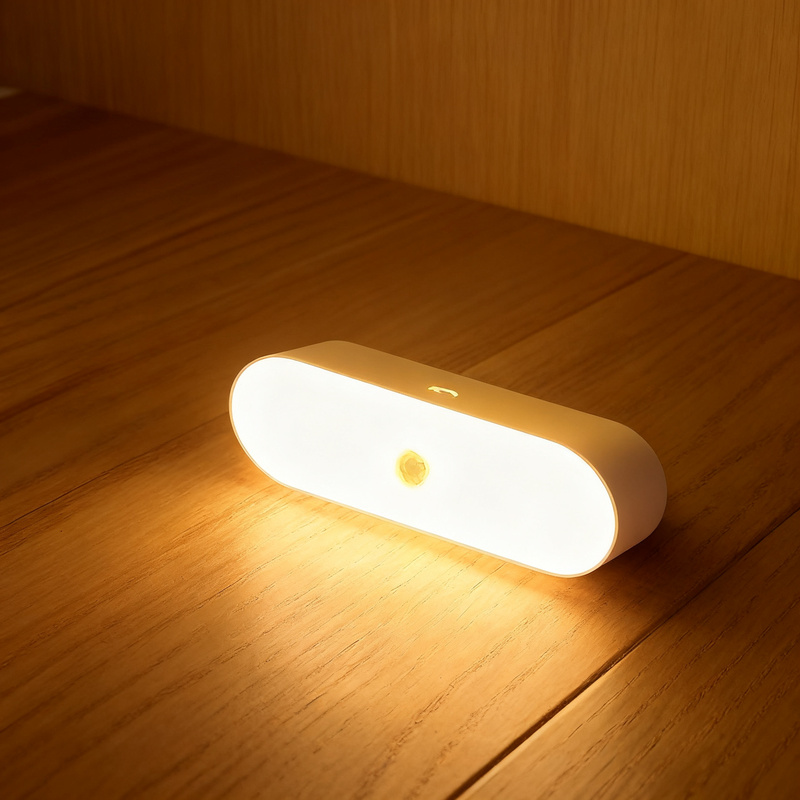 Night light with motion sensor, multiple colors