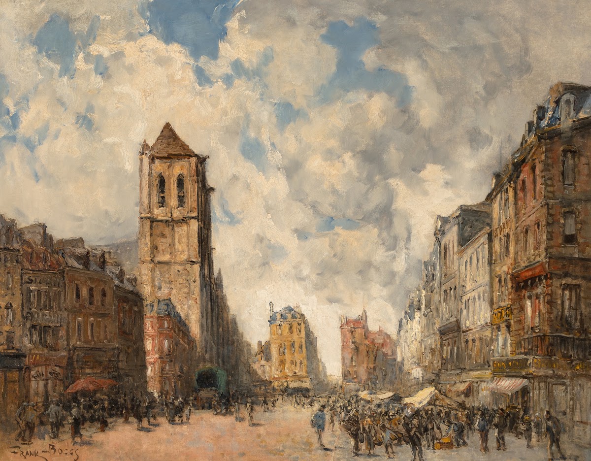 Le marché à Pont Audemer