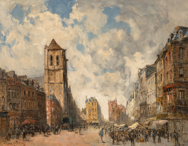 Le marché à Pont Audemer