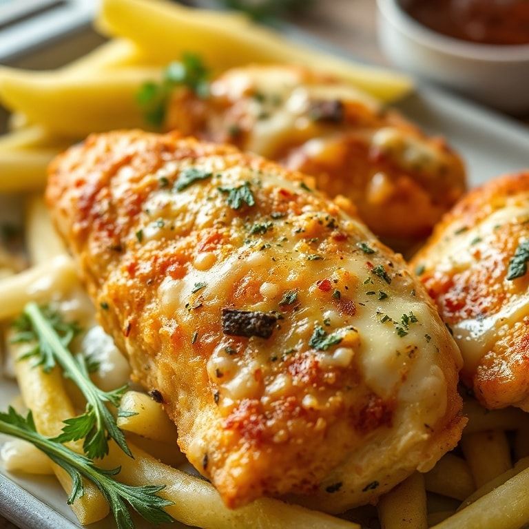 Crispy Dill Pickle Parmesan Chicken for a Flavorful Twist – Easy & Homemade Delight