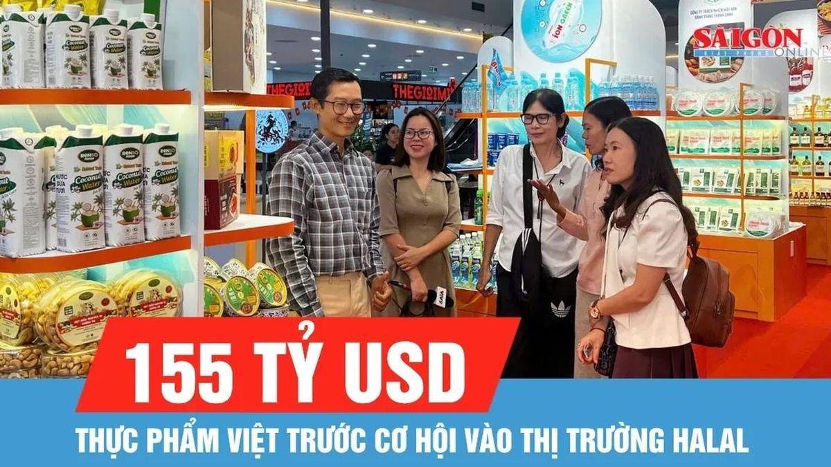 Thực phẩm Việt trước cơ hội vào thị trường Halal 155 tỷ USD - Báo Sài Gòn Giải Phóng