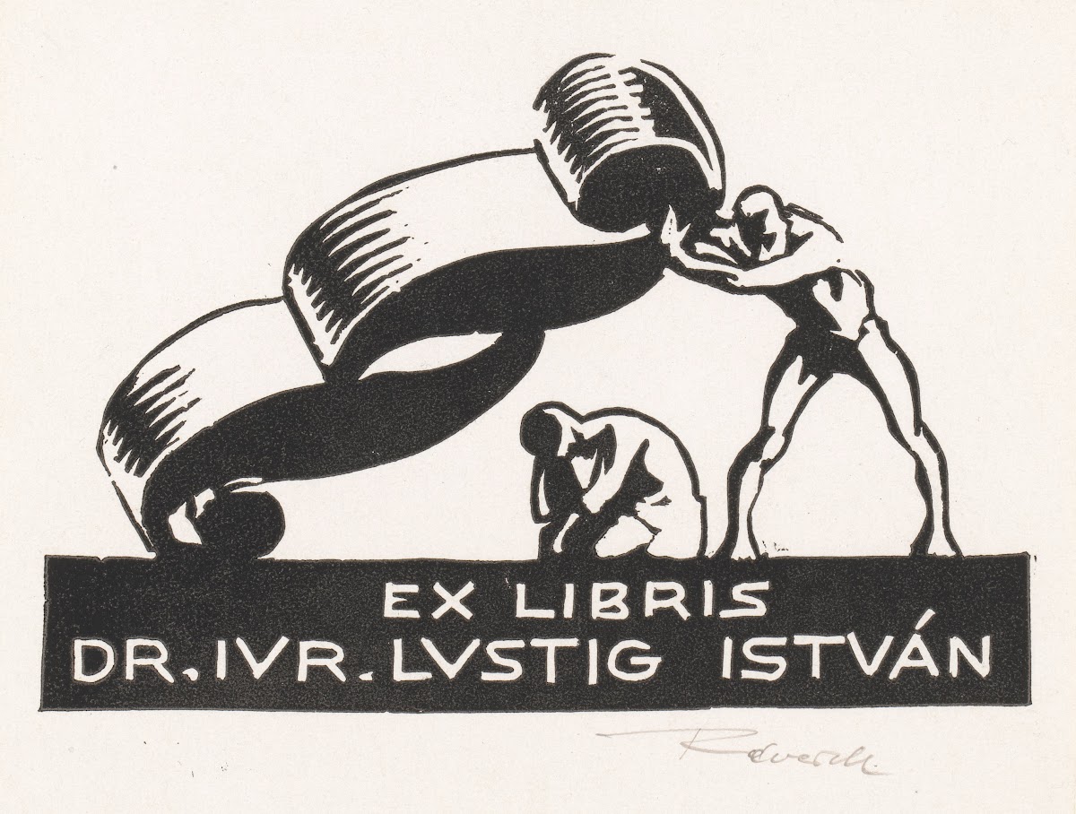 Ex libris van István Lusztig 1934