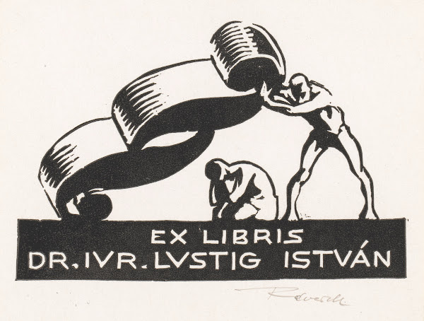 Ex libris van István Lusztig 1934