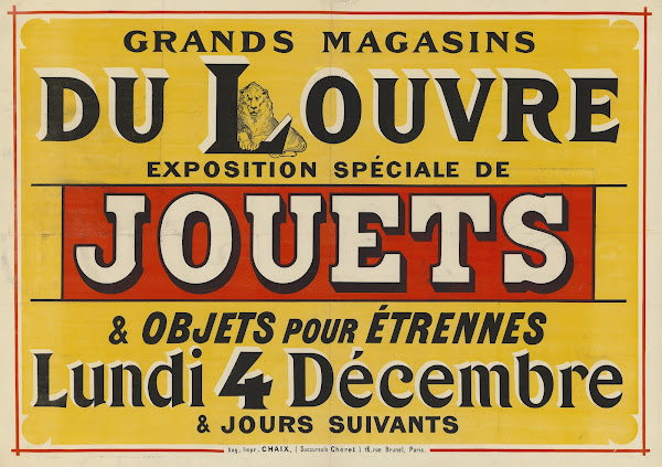 Grands magasins du Louvre exposition spéciale de Jouets Lundi 4 décembre 1882