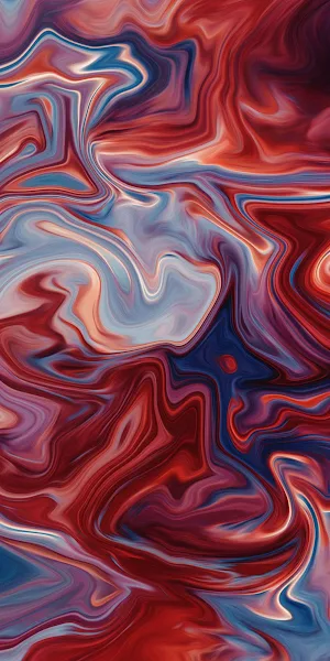 Abstract, Fluid Art, Swirl, Red 4K Wallpaper Background