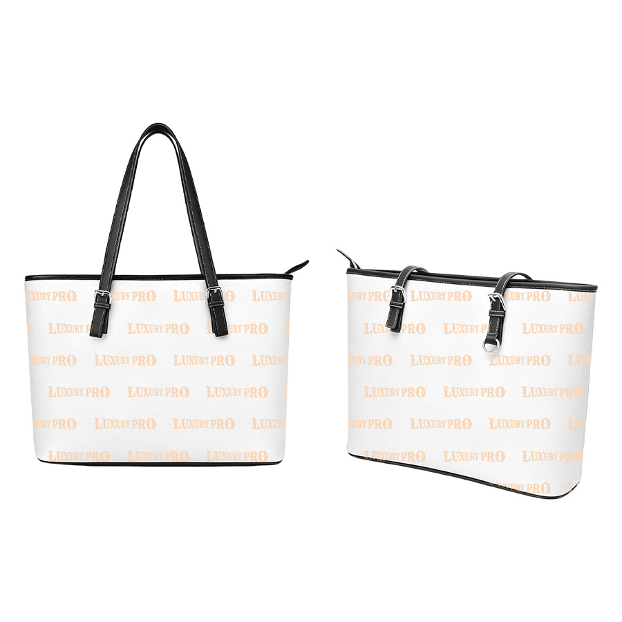 Rectangular Leather Tote Bag
