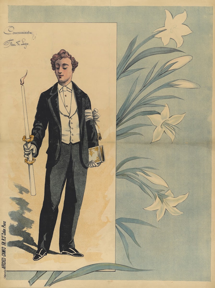 Communiant  Fleur de lys 1892