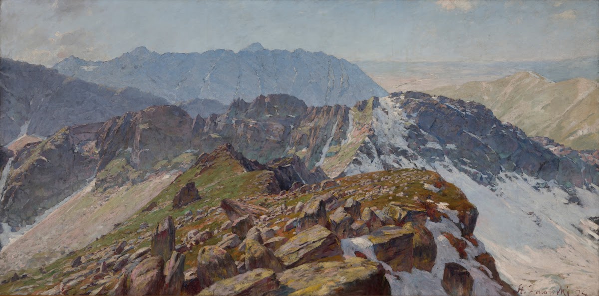 Panorama of the Tatra Mountains 1894
