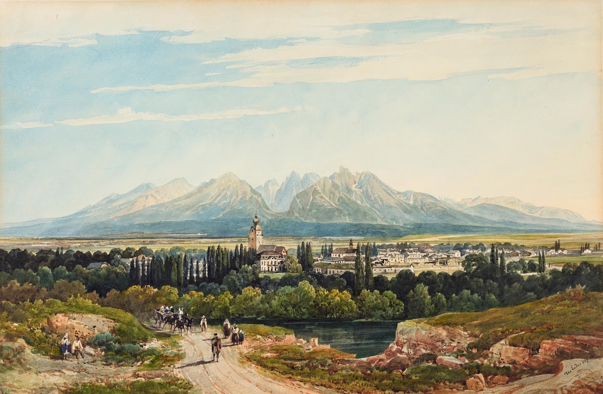 Groß Lomnitz Velka Lomnica in the Zips region east Slovakia 1867