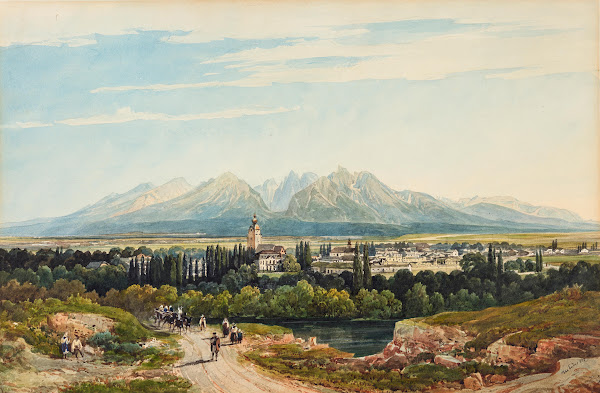 Groß Lomnitz Velka Lomnica in the Zips region east Slovakia 1867