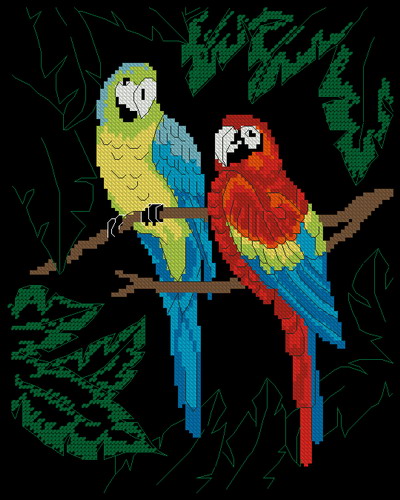 DIM72105 Parrot Perch